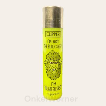 Think Green 1/4 I'm the green Sheep Clipper Feuerzeug 